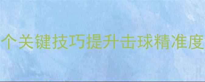 图片 羽毛球弓箭式训练法：11个关键技巧提升击球精准度与爆发力（附训练计划）