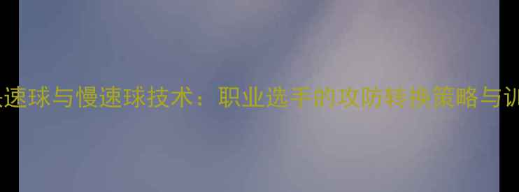 图片 羽毛球快速球与慢速球技术：职业选手的攻防转换策略与训练指南2