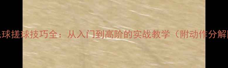 图片 羽毛球搓球技巧全：从入门到高阶的实战教学（附动作分解图）