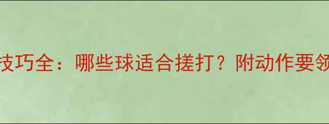 图片 羽毛球搓球技巧全：哪些球适合搓打？附动作要领与实战应用