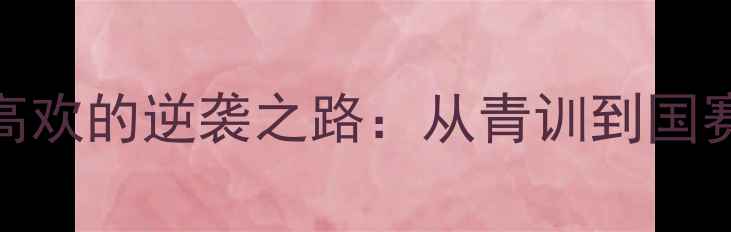 图片 羽毛球新锐崛起！辽宁高欢的逆袭之路：从青训到国赛的成长密码与未来展望