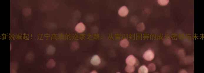 图片 羽毛球新锐崛起！辽宁高欢的逆袭之路：从青训到国赛的成长密码与未来展望1