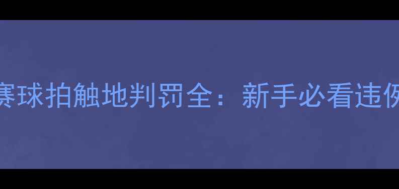 图片 羽毛球比赛球拍触地判罚全：新手必看违例处理指南