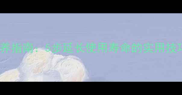 图片 羽毛球球拍保养指南：5步延长使用寿命的实用技巧与避坑指南2