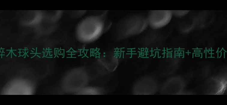 图片 羽毛球碎木球头选购全攻略：新手避坑指南+高性价比推荐1