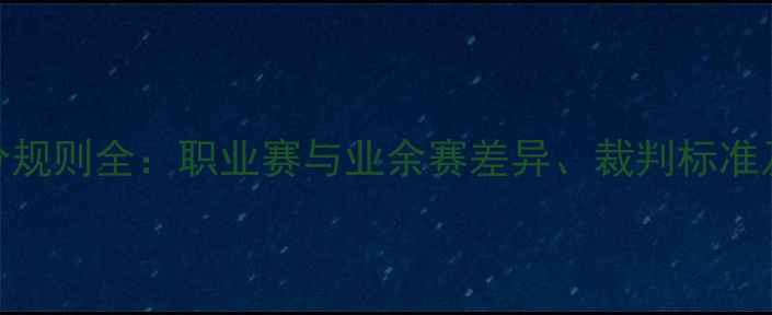 图片 羽毛球计分规则全：职业赛与业余赛差异、裁判标准及常见误区