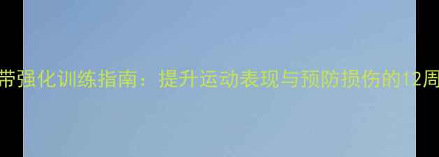 图片 羽毛球韧带强化训练指南：提升运动表现与预防损伤的12周科学方案