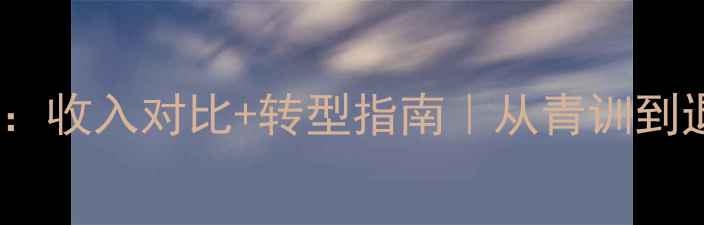 图片 职业球员VS退役球员：收入对比+转型指南｜从青训到退役的完整人生规划1