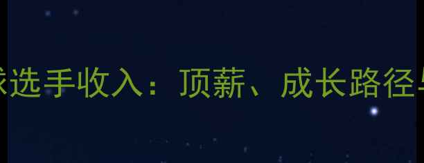 图片 职业羽毛球选手收入：顶薪、成长路径与职业寿命
