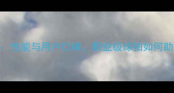 图片 胜利羽毛球1号专业评测：性能与用户口碑，职业级球拍如何助力业余爱好者提升球技2