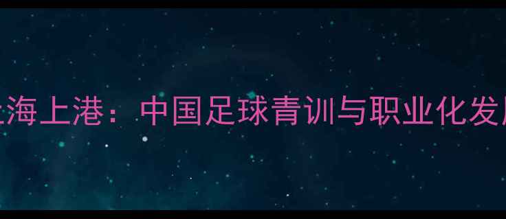 图片 苏宁青训vs上海上港：中国足球青训与职业化发展的巅峰对决