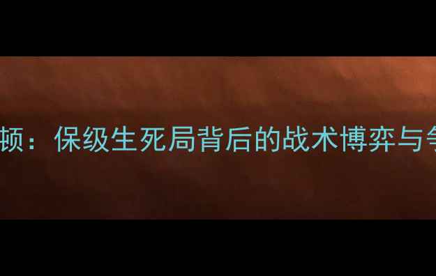 图片 英超焦点战伯明翰vs查尔顿：保级生死局背后的战术博弈与争冠暗战（赛季第28轮）1