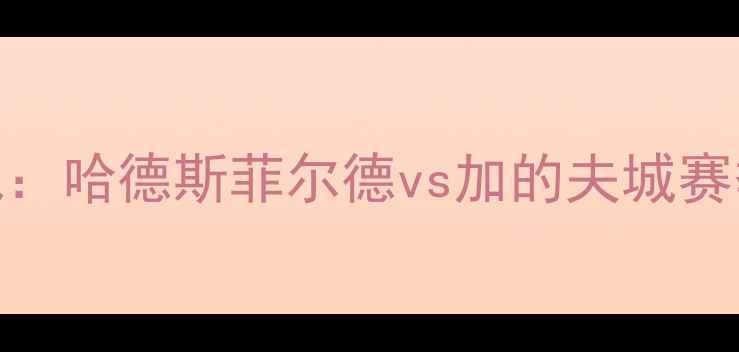图片 英超焦点战：哈德斯菲尔德vs加的夫城赛季关键对决