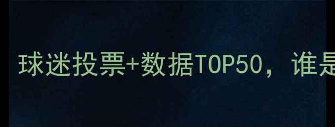 图片 英超球员人气排行：球迷投票+数据TOP50，谁是最具影响力球星？