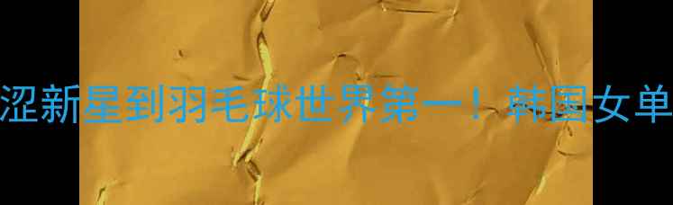 图片 蔡侑玎：从青涩新星到羽毛球世界第一！韩国女单的封神之路全