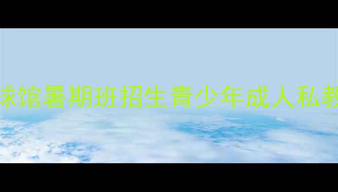 图片 蚌埠鸿祥羽毛球馆暑期班招生青少年成人私教课程报名通道