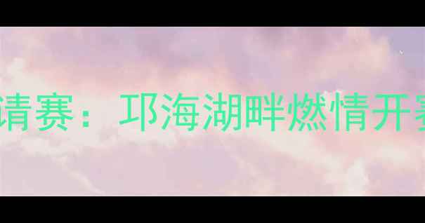 图片 西昌邛海杯国际足球邀请赛：邛海湖畔燃情开赛，全民共享足球盛宴1
