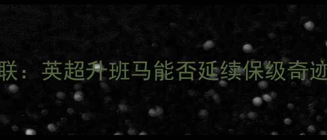 图片 谢菲联vs布拉德联：英超升班马能否延续保级奇迹？关键战役深度