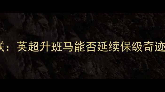 图片 谢菲联vs布拉德联：英超升班马能否延续保级奇迹？关键战役深度1