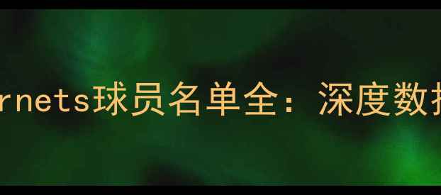 图片 赛季CharlotteHornets球员名单全：深度数据+关键球员分析1