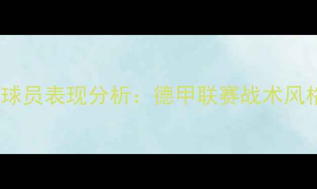 图片 赛季勒沃库森五大核心球员表现分析：德甲联赛战术风格与球员数据深度解读2