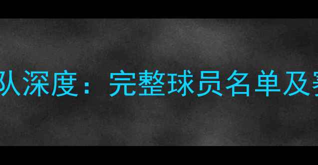 图片 赛季多伦多猛龙队深度：完整球员名单及赛季表现全回顾1