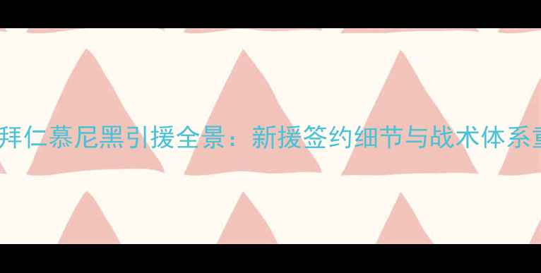 图片 赛季拜仁慕尼黑引援全景：新援签约细节与战术体系重构2