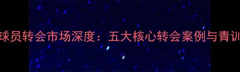 图片 赛季荷兰球员转会市场深度：五大核心转会案例与青训体系变革