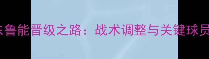 图片 足协杯山东鲁能晋级之路：战术调整与关键球员表现深度1