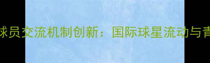 图片 足球俱乐部球员交流机制创新：国际球星流动与青训合作趋势