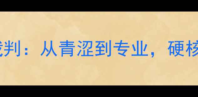 图片 跑男乒乓球赛女裁判：从青涩到专业，硬核背后的女性力量2