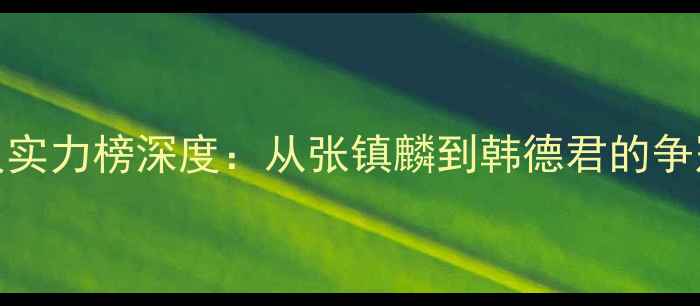 图片 辽宁队球员实力榜深度：从张镇麟到韩德君的争冠核心阵容