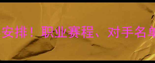图片 邹市明最新比赛安排！职业赛程、对手名单、观赛指南全1