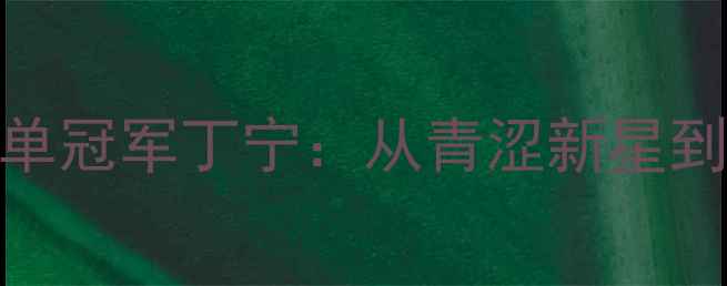 图片 里约奥运会乒乓球女单冠军丁宁：从青涩新星到传奇卫冕的巅峰之路