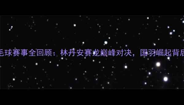 图片 重审韩国羽毛球赛事全回顾：林丹安赛龙巅峰对决，国羽崛起背后的热血与泪