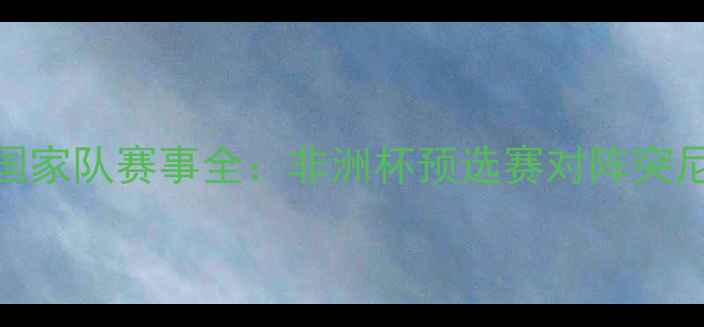 图片 阿尔及利亚国家队赛事全：非洲杯预选赛对阵突尼斯深度分析