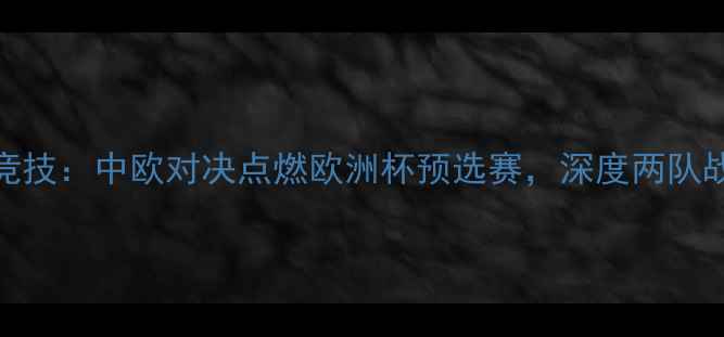 图片 阿斯塔纳vs马竞技：中欧对决点燃欧洲杯预选赛，深度两队战术与争胜关键