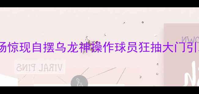 图片 震撼！足球场惊现自摆乌龙神操作球员狂抽大门引发全网热议2