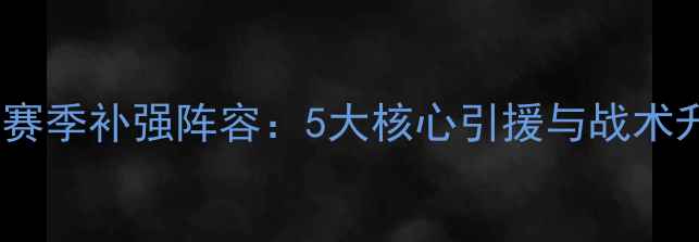 图片 骑士队赛季补强阵容：5大核心引援与战术升级全1