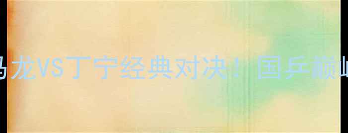 图片 🌟乒乓球女单决赛：马龙VS丁宁经典对决！国乒巅峰之战全回顾+技术💥1