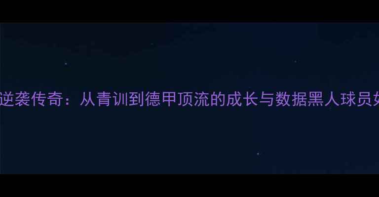 图片 🌟多特蒙德黑人球员逆袭传奇：从青训到德甲顶流的成长与数据黑人球员如何改变球队生态？1