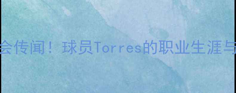 图片 🌟托雷斯转会传闻！球员Torres的职业生涯与未来动向🌟