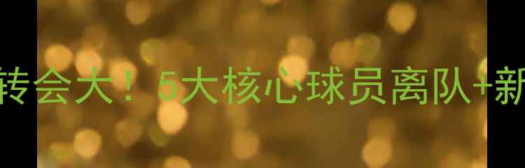 图片 🌟摩纳哥夏窗转会大！5大核心球员离队+新援引援深度🌟