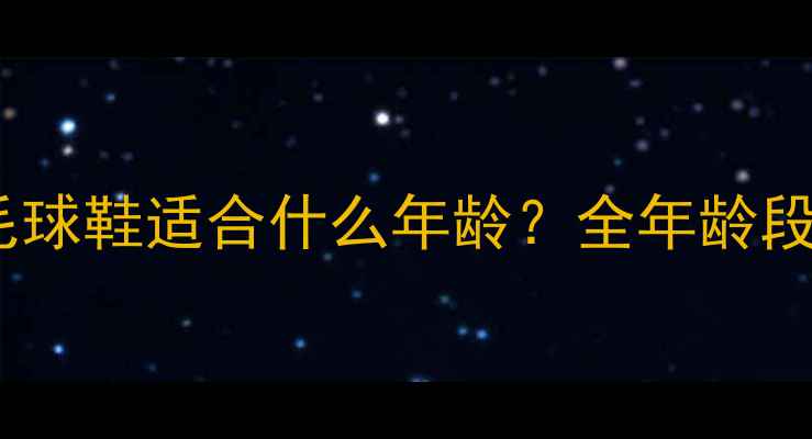 图片 🌟普拉诺羽毛球鞋适合什么年龄？全年龄段选购指南🌟1