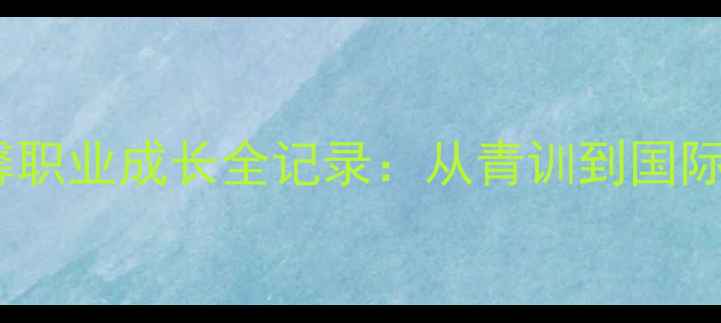 图片 🌟羽毛球运动员郭馨职业成长全记录：从青训到国际赛场的高光之路💫2