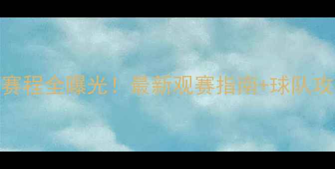 图片 🏀中国篮球赛程全曝光！最新观赛指南+球队攻略收藏必备