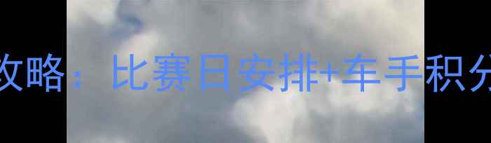 图片 🏆MOTOGP赛季全攻略：比赛日安排+车手积分榜+必看亮点！2