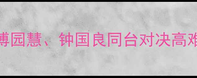 图片 🏆中国跳水经典战役：傅园慧、钟国良同台对决高难度动作引爆全网🏊♀️