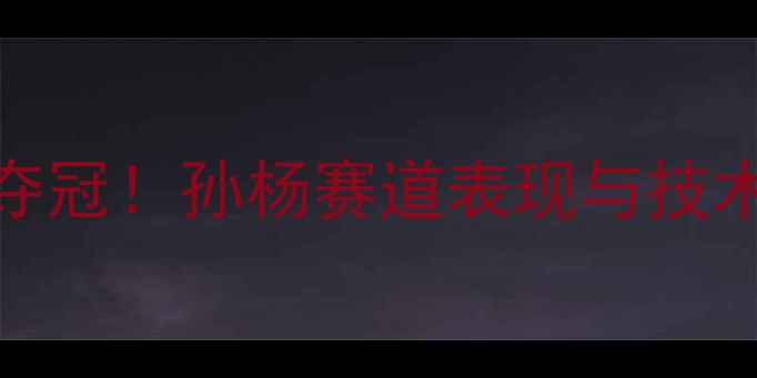 图片 🏊♂️仁川运会孙杨强势夺冠！孙杨赛道表现与技术分析，全网最全赛事回顾