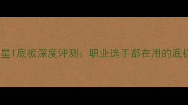 图片 🏓乒乓球水星T底板深度评测：职业选手都在用的底板推荐指南1